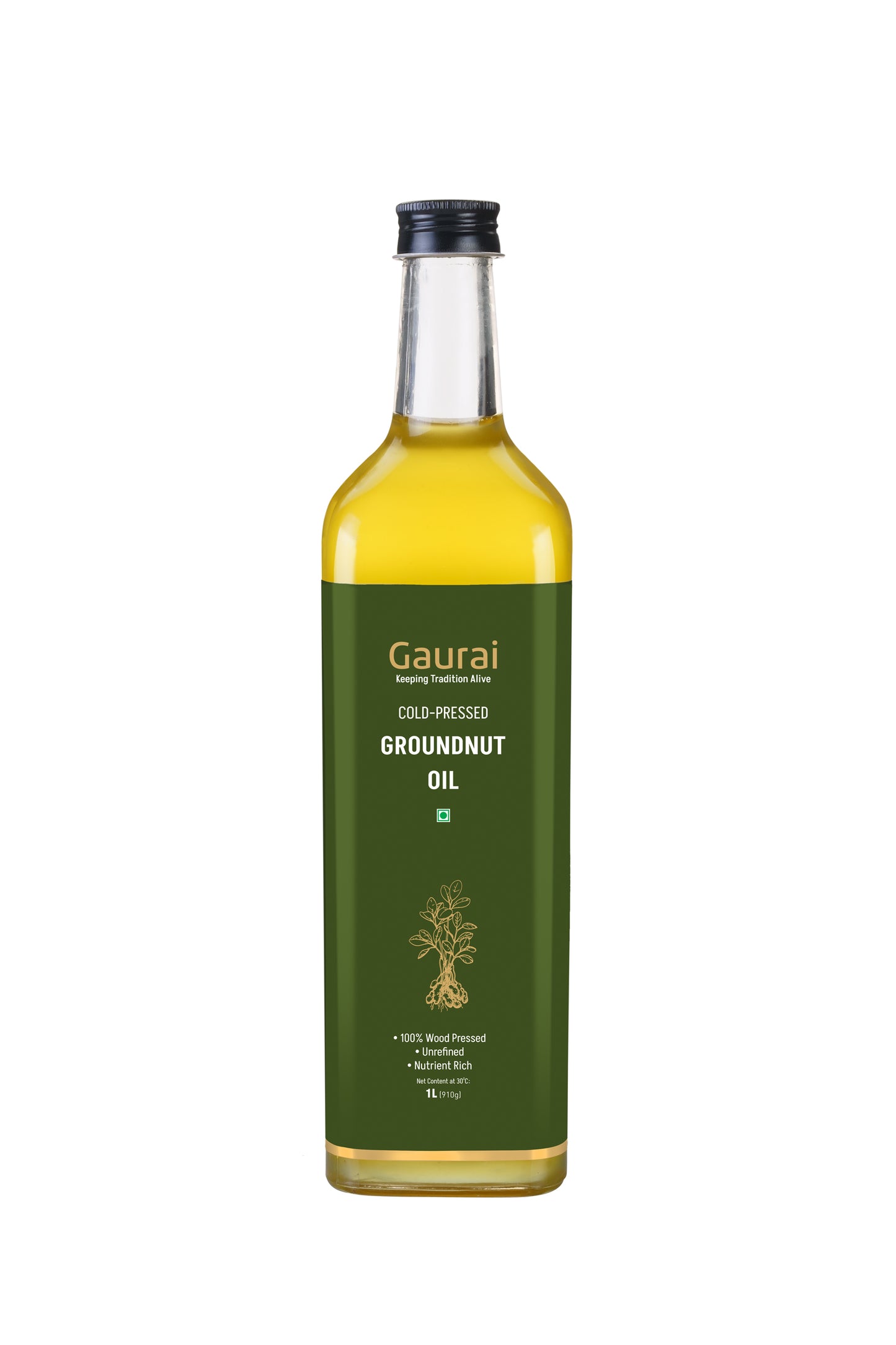 Cold-Pressed Groundnut Oil