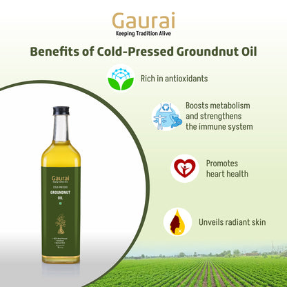 Cold-Pressed Groundnut Oil